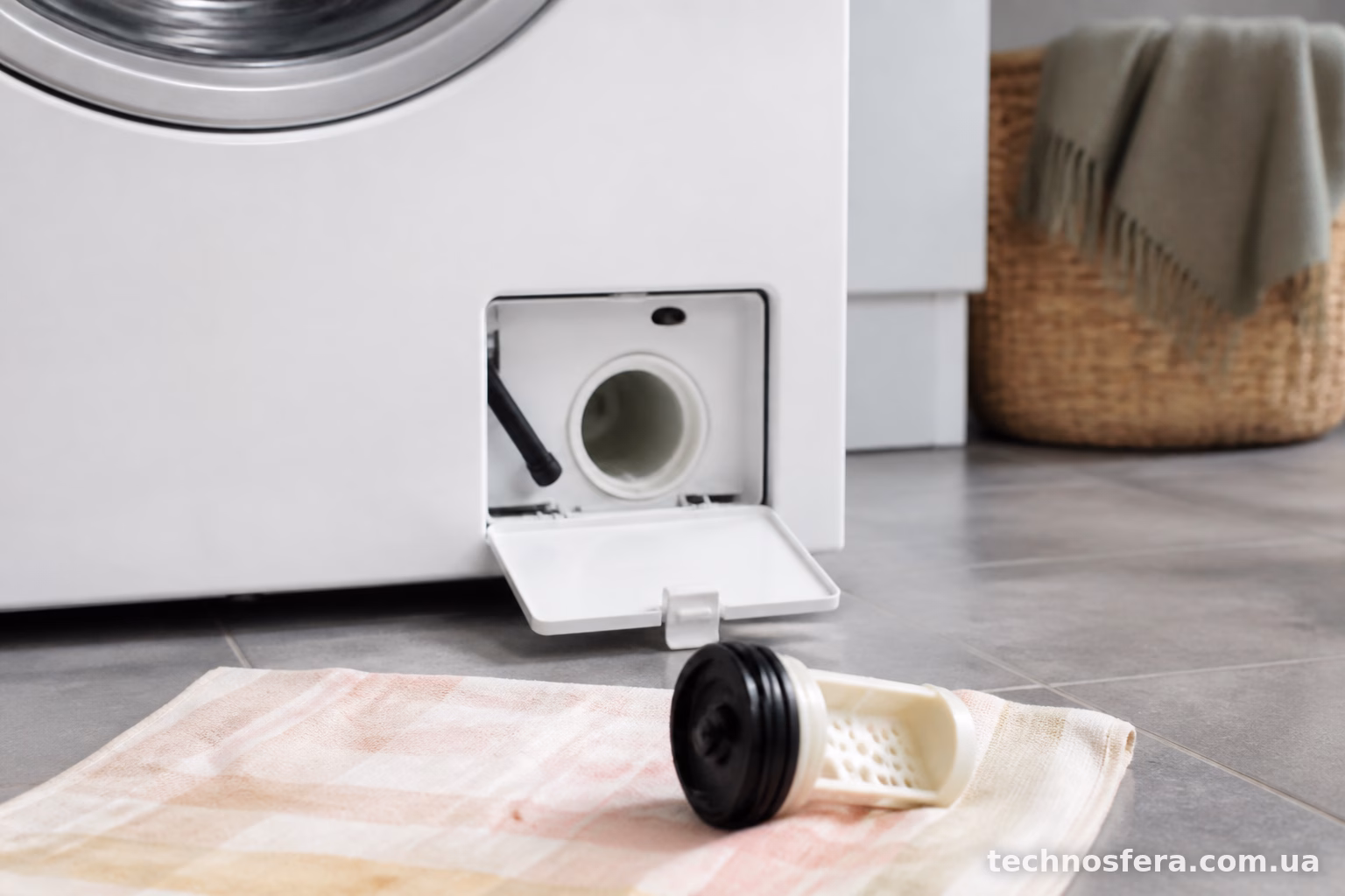 Bosch WAN28280UA: як почистити зливний фільтр